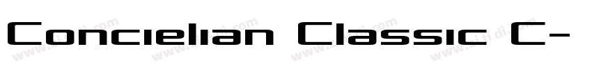 Concielian Classic C字体转换